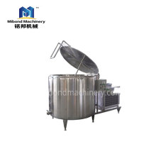 Sanitaire en acier inoxydable 100L-200L ou (vertical et en vrac) réservoir de refroidissement du lait réservoir de refroidissement Prix